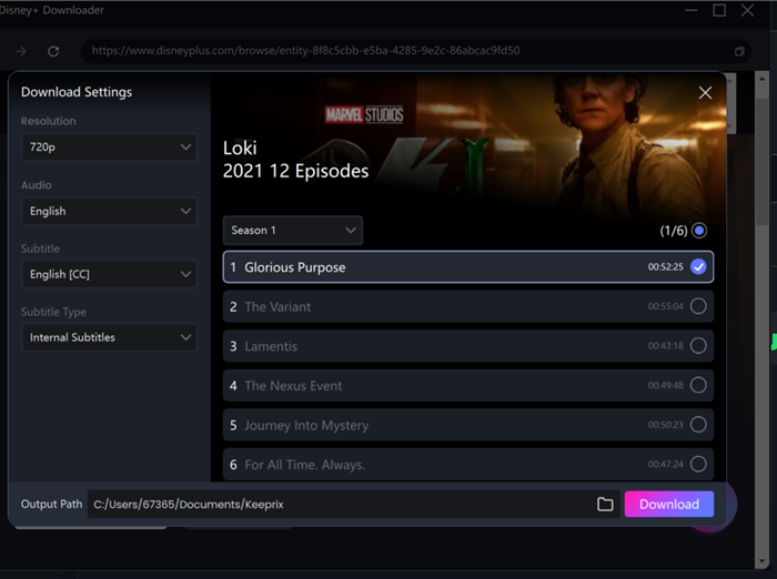 Configure Download Settings